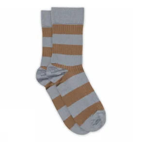 Regina socks MP Denmark, stone blue