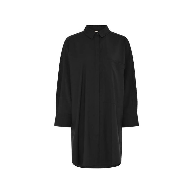 Lyon ls long elegant shirt Frau, black