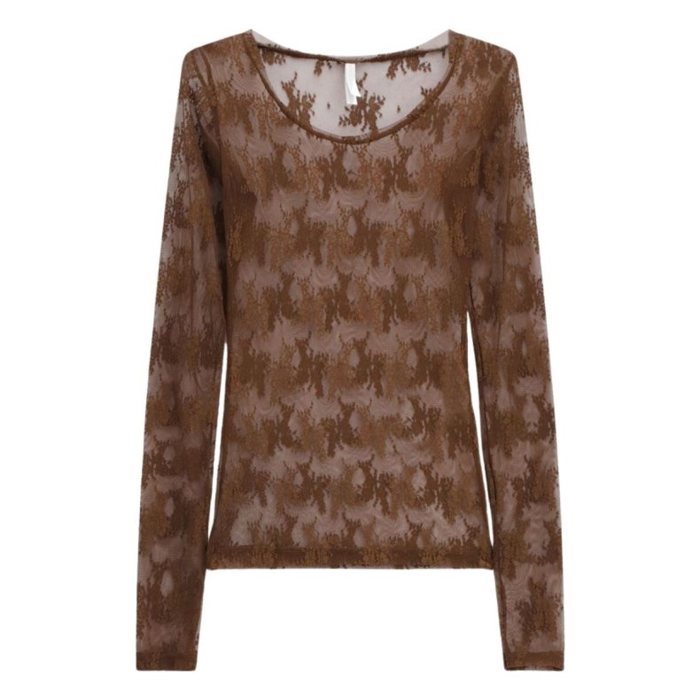 Blonde bluse Imperial, cacao