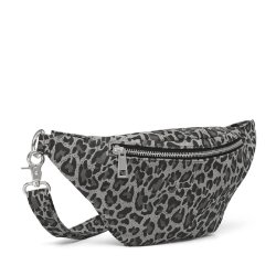 Bumbag Depeche, grey leo print
