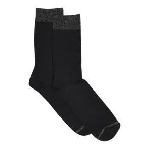 Erina wool rib socks MP Denmark, black