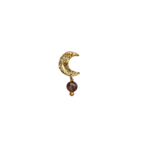 Petit claire de luna single earring Stine A, mocha