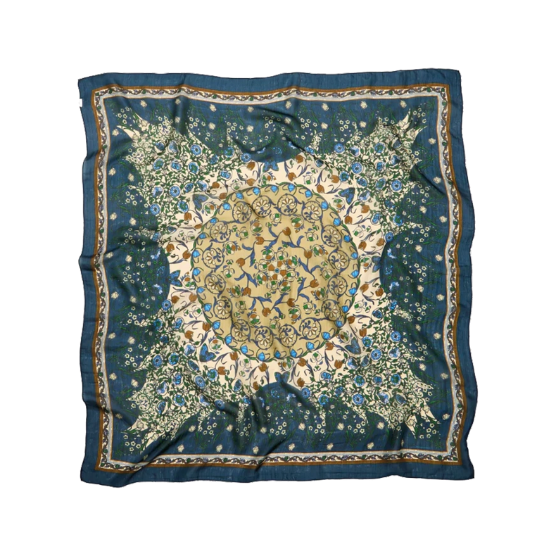 Beck S�ndergaard Gardenparty taby sia scarf, mediteal green