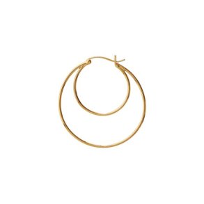Stine A Double creol grande earring - single