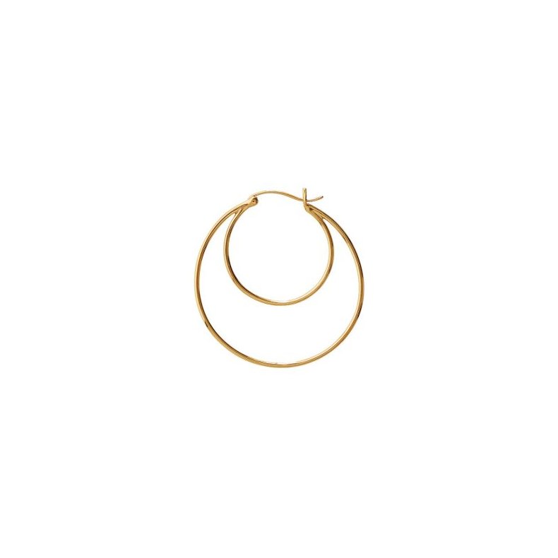 Stine A Double creol grande earring - single