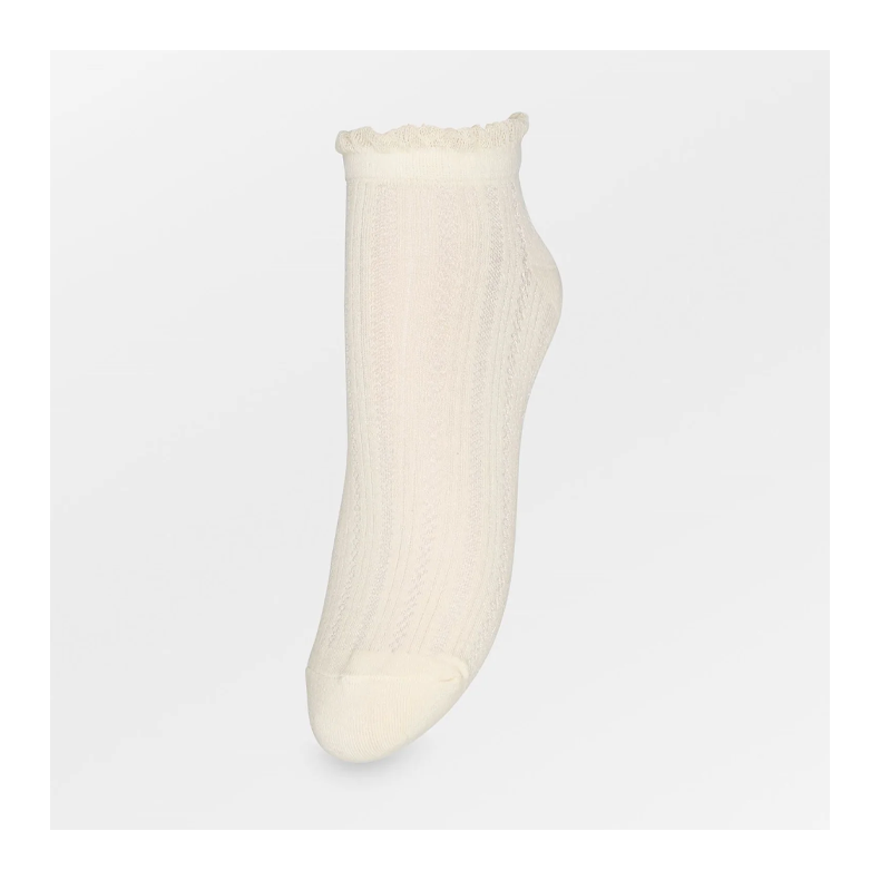 Crochia Cotta Short Sock Beck S�ndergaard, birch white