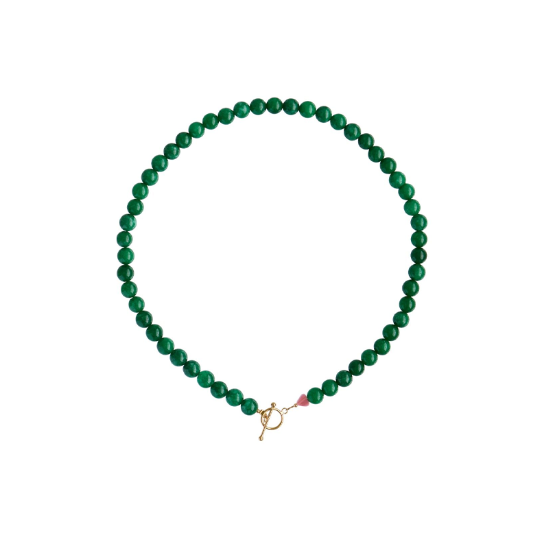 Cherrie bon bon necklace Stine A, happy green