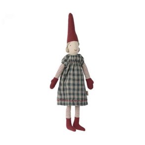 Mini pixy Maileg, pige med mnstret kjole