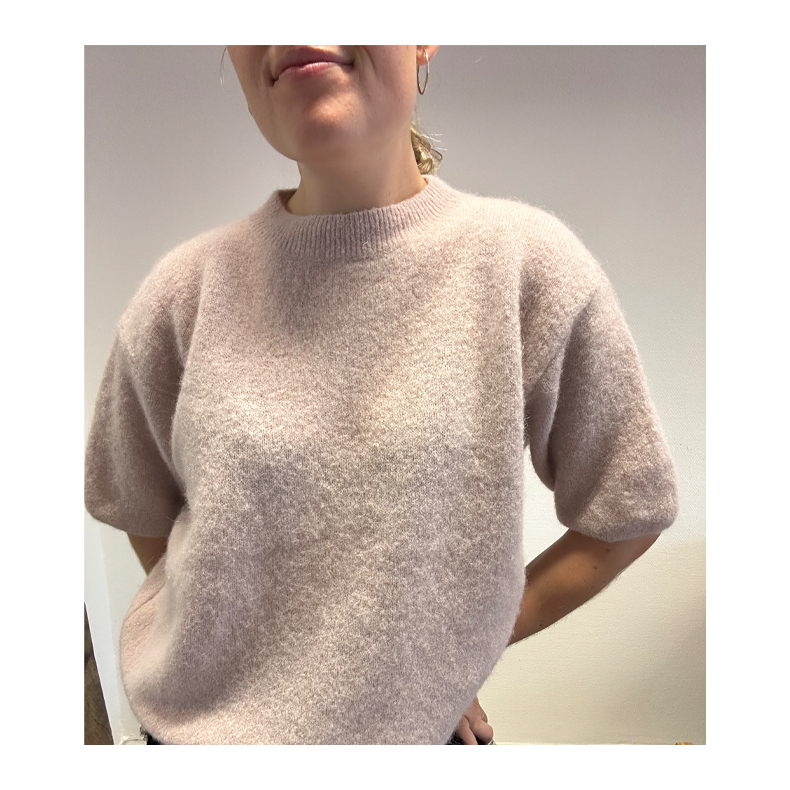 Alpaca strik Imperial, rosa pallido