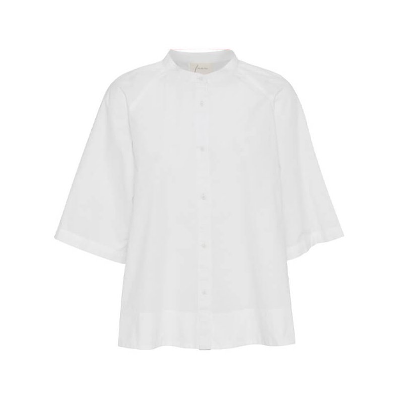 Abu Dhabi 3/4 short top Frau, bright white
