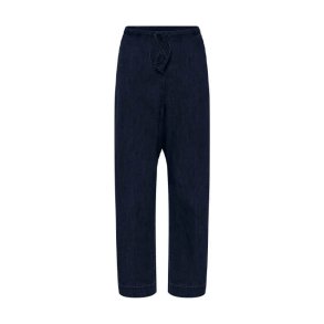 Milano denim string ankle pant Frau, dark blue denim