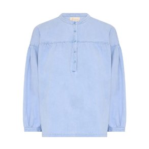 Paris ls denim shirt Frau, light blue denim