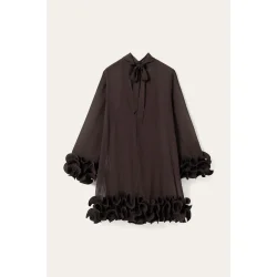 Latania dress Noella, chocolate