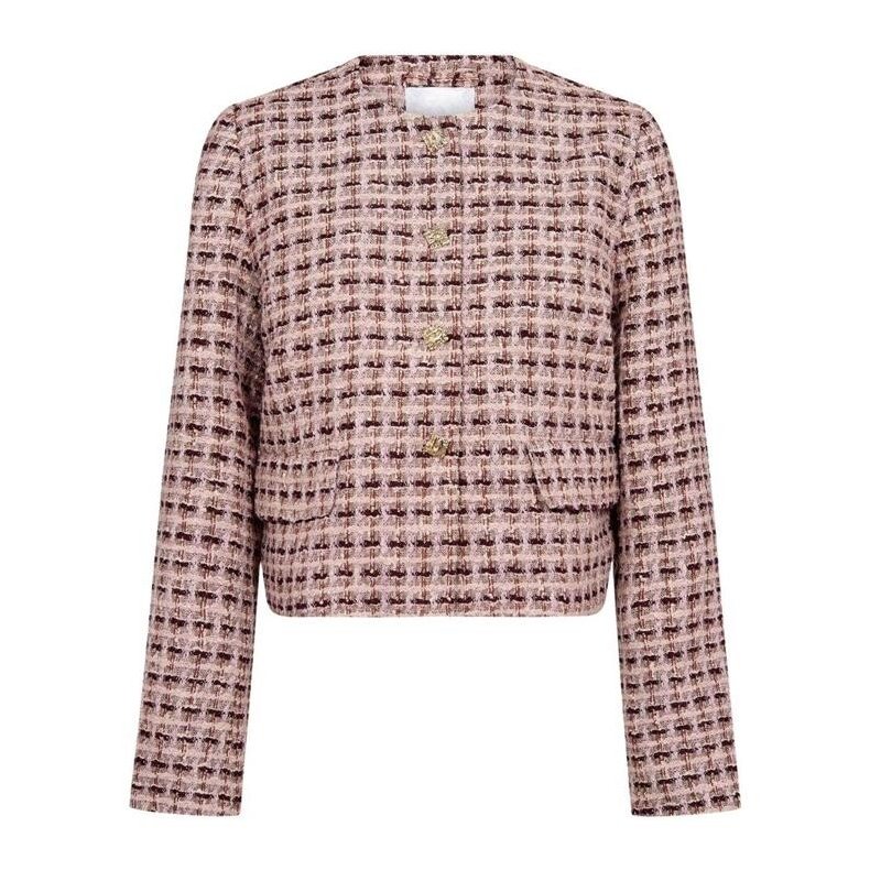 Tika boucle jacket Co'Couture, dusty rose