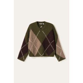Lai knit Noella, adocado green mix