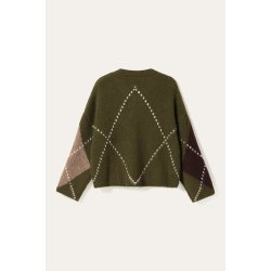 Lai knit Noella, adocado green mix