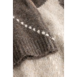 N-laiana knit cardigan Noella, ash brown mix