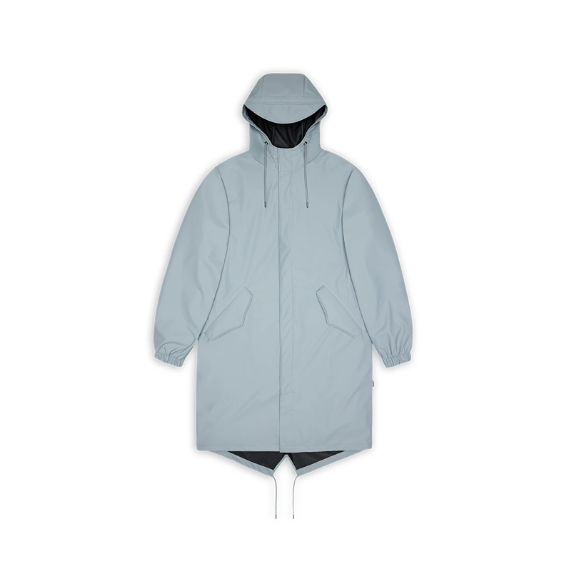 Fishtail parka coat w3 Rains, pool