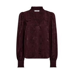 MikoCC V-blouse Co'Couture, plum