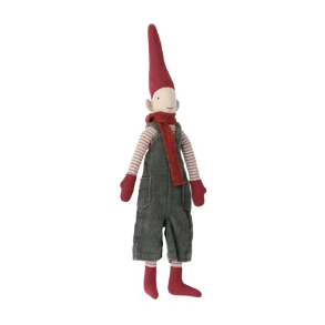 Pixy boy size 2 Maileg, overall and scarf