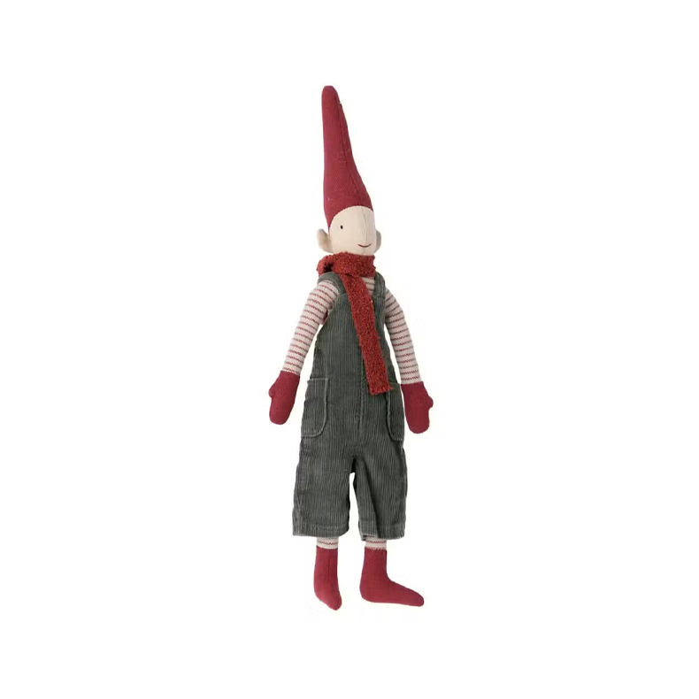 Pixy boy size 2 Maileg, overall and scarf