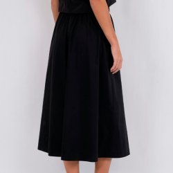Yara poplin skirt Neo Noir, black