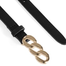 Narrow belt Depeche, black (nero)