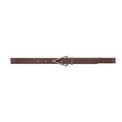 Narrow belt Depeche, dark brown
