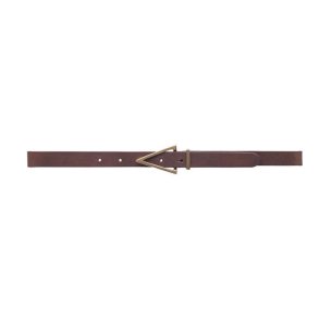 Narrow belt Depeche, dark brown