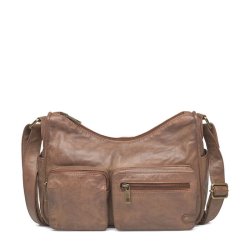 Shoulderbag/handbag Depeche, chestnut