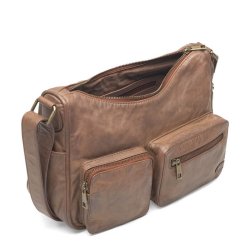 Shoulderbag/handbag Depeche, chestnut