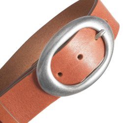 Jeans belt Depeche, dark cognac