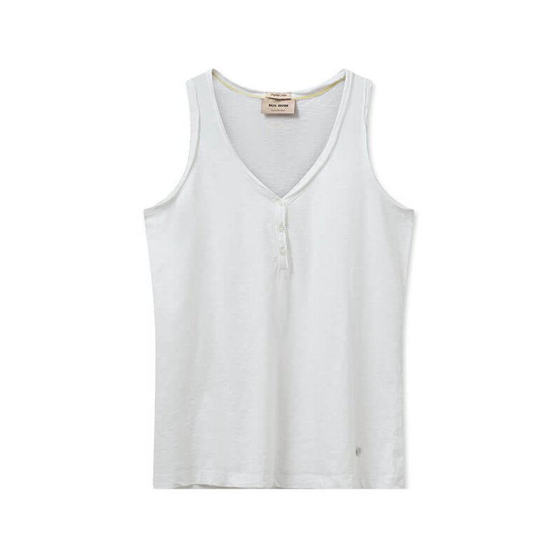 Astin basic tank top Mos Mosh, white