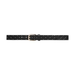 Jeans belt Depeche, black/gold