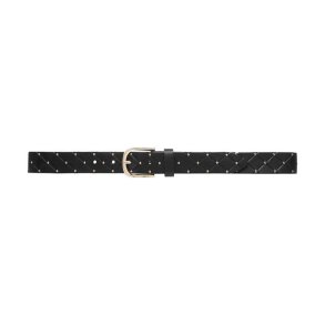 Jeans belt Depeche, black/gold