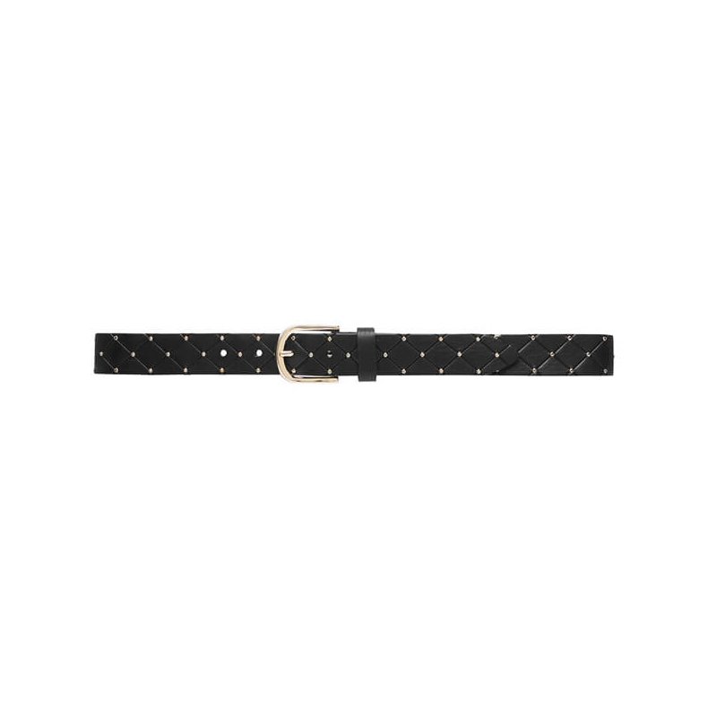 Jeans belt Depeche, black/gold