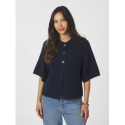 Benuta fluffy knit cardigan Neo Noir, navy