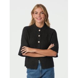 Benuta fluffy knit cardigan Neo Noir, dark brown