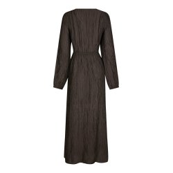 Silfi crepe dress Neo Noir, dark brown