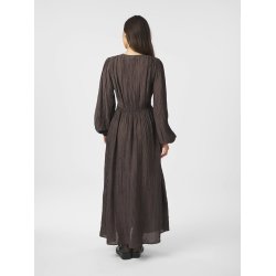 Silfi crepe dress Neo Noir, dark brown