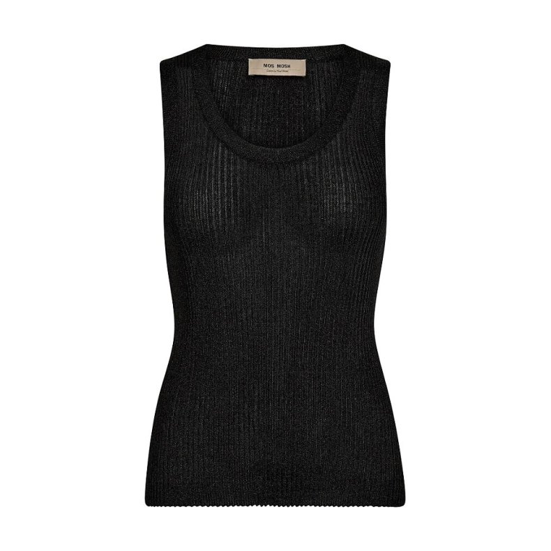 Relena imanja knit tank top Mos Mosh, black