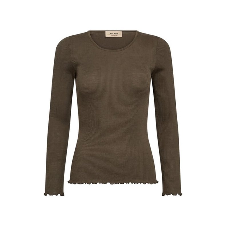 Elaine O-LS seamless tee Mos Mosh, sea turtle