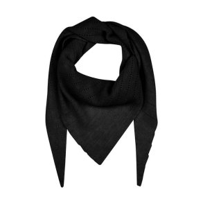 Doha cashmere scarf large Frau, black