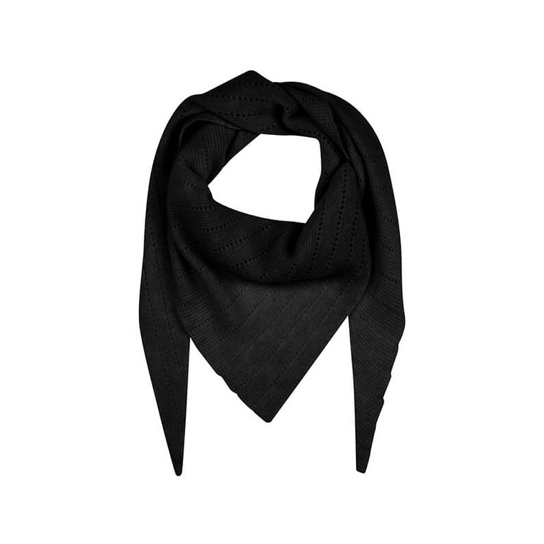 Doha cashmere scarf large Frau, black