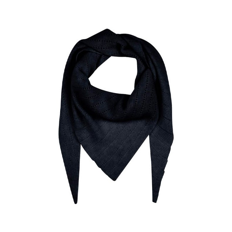 Doha cashmere scarf large Frau, navy