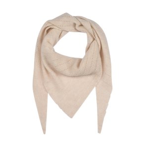 Doha cashmere scarf large Frau, sandstone