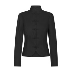 Ardena Linen blazer Neo Noir, black