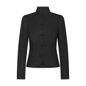 Ardena Linen blazer Neo Noir, black