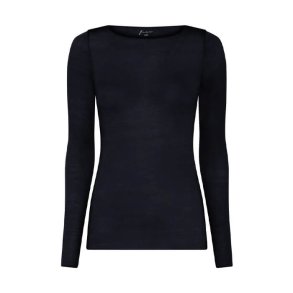 Lima cashmere ls boatneck top Frau, dark navy