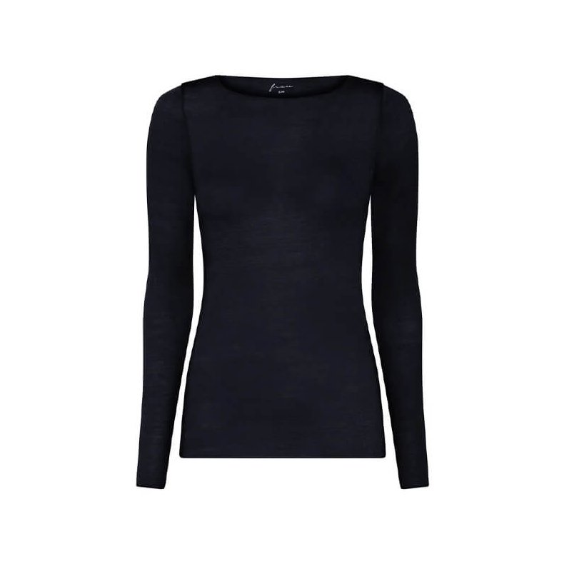 Lima cashmere ls boatneck top Frau, dark navy